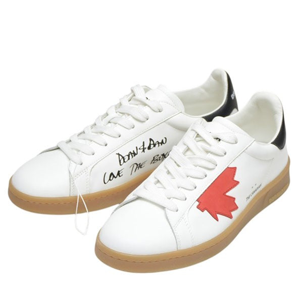 DSQUARED2 BOXER SNEAKERS レザースニーカー S82SN0174 SJ01500001FW21 古着・中古-1枚目のアイテム画像