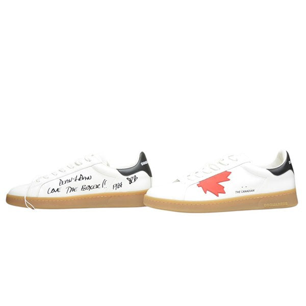 DSQUARED2 BOXER SNEAKERS レザースニーカー S82SN0174 SJ01500001FW21 古着・中古-2枚目のアイテム画像