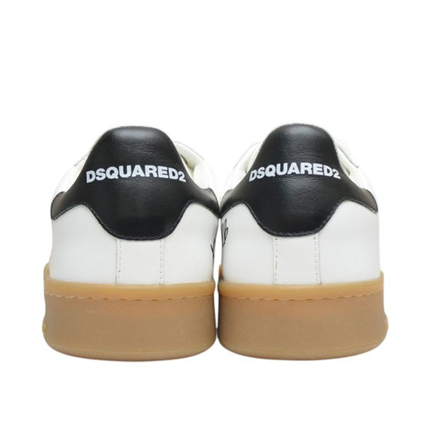 【DSQUARED2】正規品 DSQUARED2(ディースクエアード) BOXER SNEAKERS レザースニーカー