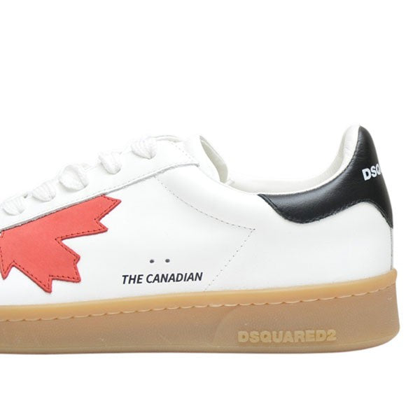【DSQUARED2】正規品 DSQUARED2(ディースクエアード) BOXER SNEAKERS レザースニーカー