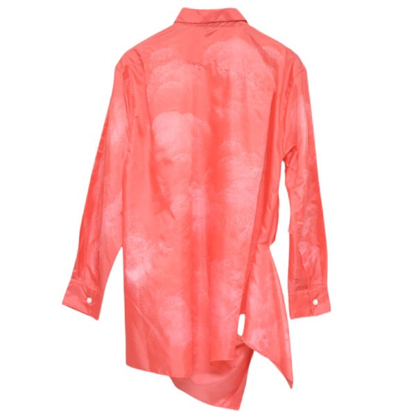 COMME des GARCONS 2025AW エステルタフタ製品加工ねじれブラウス 変形シャツ GP-B006 古着・中古-2枚目のアイテム画像