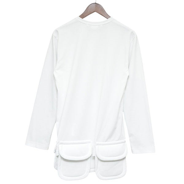 COMME des GARCONS COMME des GARCONS 2025AW エステル天竺ロングスリーブTシャツ ポケットデザインロングスリーブTシャツ RP-T010 古着・中古-2枚目のアイテム画像
