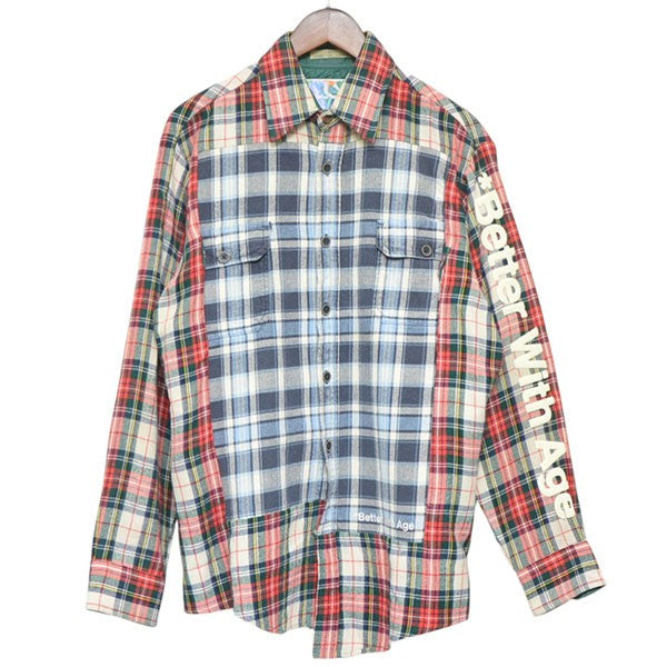 Better With Age ヴィンテージ再構築チェックシャツ リメイクネルシャツ 古着・中古-1枚目のアイテム画像