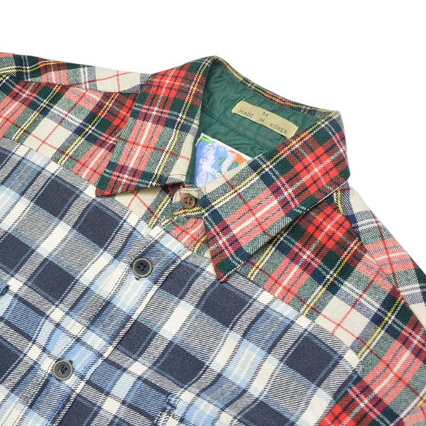 Better With Age ヴィンテージ再構築チェックシャツ リメイクネルシャツ 古着・中古-3枚目のアイテム画像
