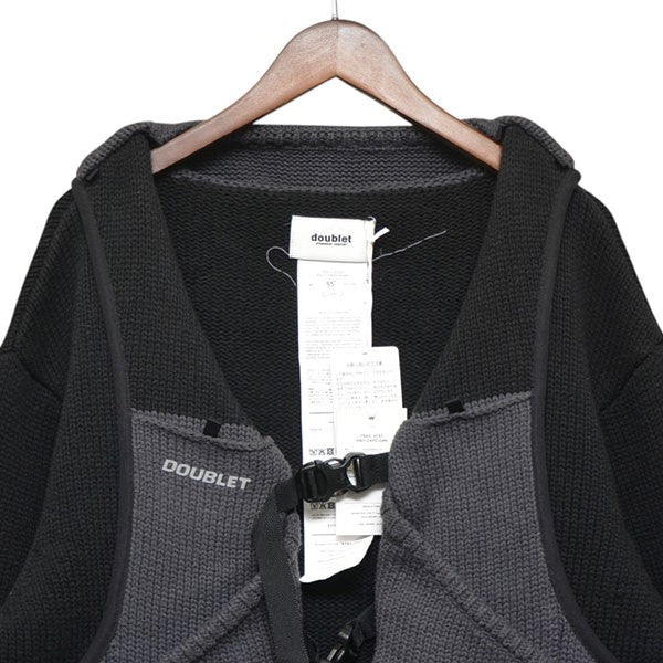 doublet(ダブレット) 2025SS TRAIL VEST KNIT CARDIGAN ベスト付き