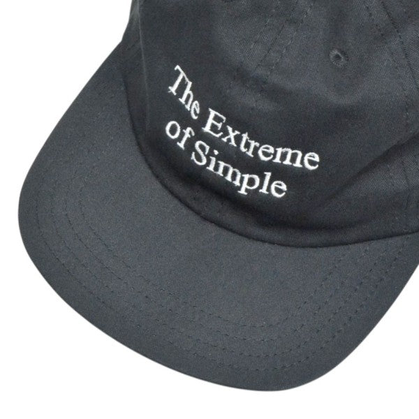 ENNOY(エンノイ) 2024SS The Extreme of Simple Cap キャップ ブラック