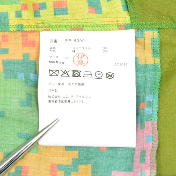 COMME des GARCONS HOMME PLUS 2025AW patchwork printed shirt デジタルカモパッチワークブラウス PP-B009 古着・中古-6枚目のアイテム画像