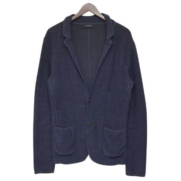 LARDINI コットンパイル 2Bシングルニットジャケット テーラードジャケット JILJM18 古着・中古-1枚目のアイテム画像