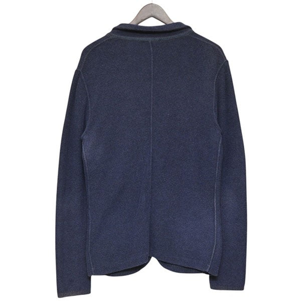 LARDINI コットンパイル 2Bシングルニットジャケット テーラードジャケット JILJM18 古着・中古-2枚目のアイテム画像