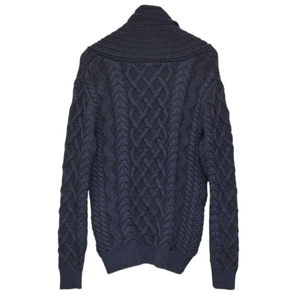 SCOTCH ＆ SODA ショールカラーケーブルニット セーター 古着・中古-2枚目のアイテム画像