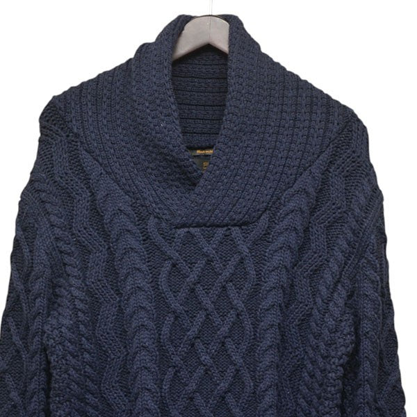 SCOTCH ＆ SODA ショールカラーケーブルニット セーター 古着・中古-3枚目のアイテム画像