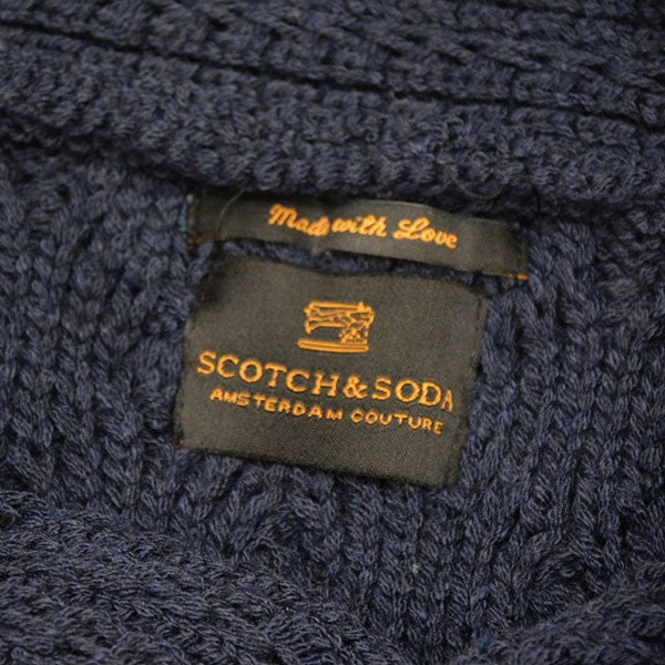 SCOTCH ＆ SODA ショールカラーケーブルニット セーター 古着・中古-5枚目のアイテム画像
