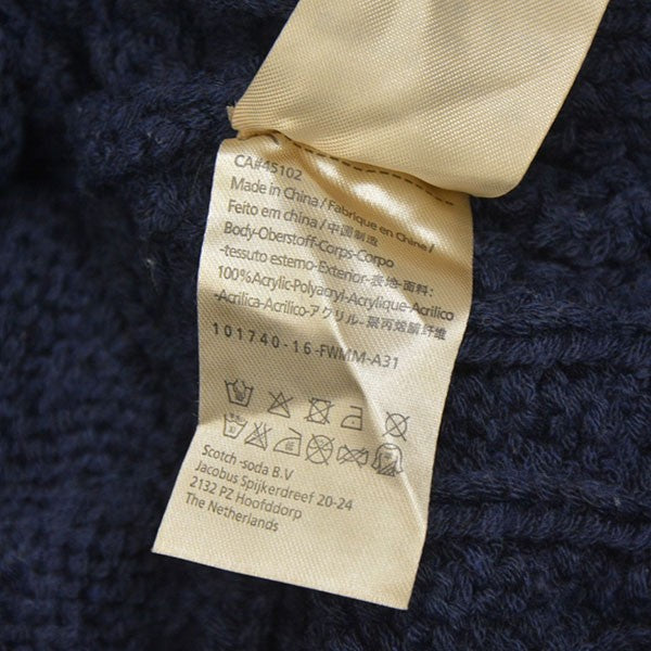 SCOTCH ＆ SODA ショールカラーケーブルニット セーター 古着・中古-6枚目のアイテム画像