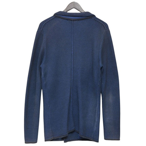 LARDINI コットンニットテーラードジャケット JGLJM08 古着・中古-2枚目のアイテム画像