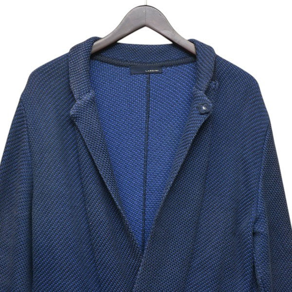 LARDINI コットンニットテーラードジャケット JGLJM08 古着・中古-3枚目のアイテム画像