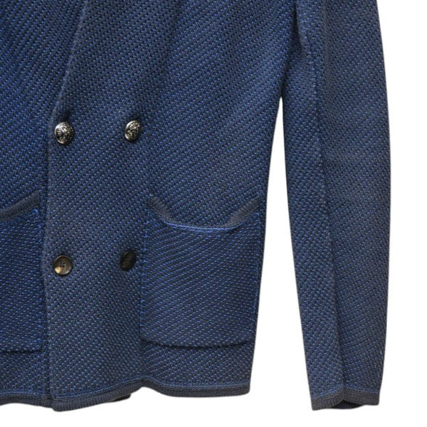 LARDINI コットンニットテーラードジャケット JGLJM08 古着・中古-4枚目のアイテム画像