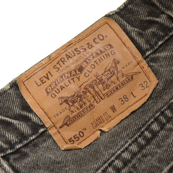 LEVI'S(リーバイス) オレンジタブ ブラックデニム Lot 550 テーパード