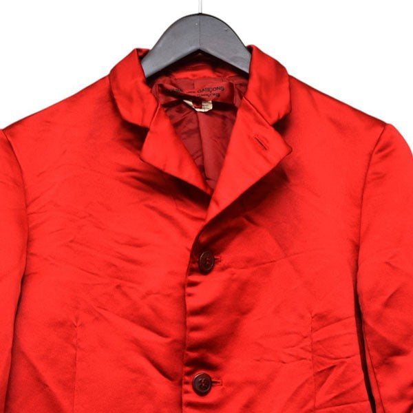 COMME des GARCONS COMME des GARCONS 2025AW エステルサテン厚製品染加工リボンテーラードジャケット RP-J025 古着・中古-3枚目のアイテム画像