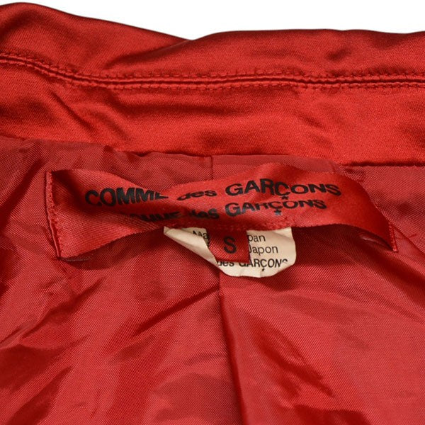 COMME des GARCONS COMME des GARCONS 2025AW エステルサテン厚製品染加工リボンテーラードジャケット RP-J025 古着・中古-6枚目のアイテム画像