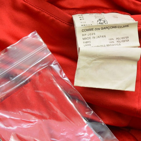 COMME des GARCONS COMME des GARCONS 2025AW エステルサテン厚製品染加工リボンテーラードジャケット RP-J025 古着・中古-7枚目のアイテム画像