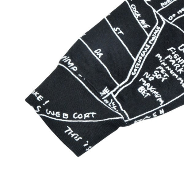 Supreme 2019SS Gonz Embroidered Map Hooded Sweatshirt ゴンズ エンブロイダード マップ フーデッド スウェットシャツ パーカー 古着・中古-4枚目のアイテム画像