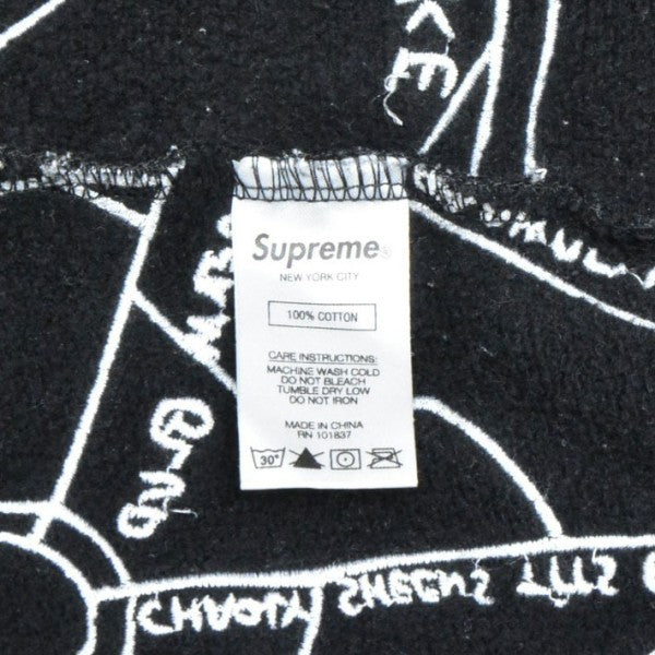 Supreme 2019SS Gonz Embroidered Map Hooded Sweatshirt ゴンズ エンブロイダード マップ フーデッド スウェットシャツ パーカー 古着・中古-6枚目のアイテム画像