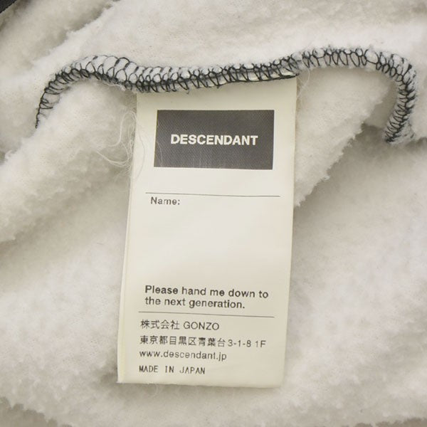 DESCENDANT チェックフリースハーフジップジャケット アノラックフリースパーカー 古着・中古-6枚目のアイテム画像