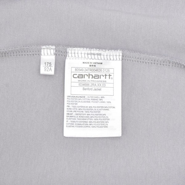 CarHartt 2025SS BENJORD JACKET ベンフォードトラックジャケット I034686 古着・中古-8枚目のアイテム画像