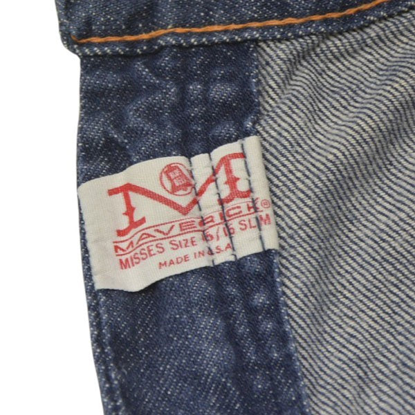 MAVERICK 1970年代 Vintage USA MADE SLIM デニムパンツ 古着・中古-7枚目のアイテム画像