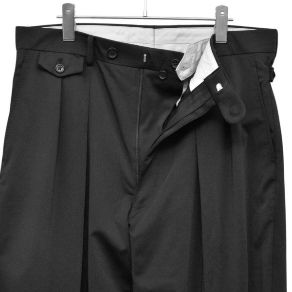 2023SS　MATTE JERSEY WIDE TROUSERS　マットジャージーワイドトラウザー　ワイドスラックスパンツ　RM231-016