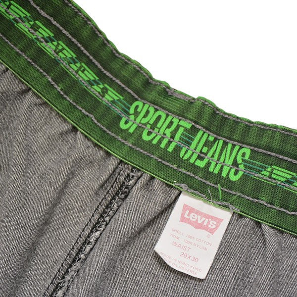 LEVI’S SPORT JEANS 1990年代 Vintage ジップデザインケミカルウォッシュデニムパンツ 古着・中古-7枚目のアイテム画像