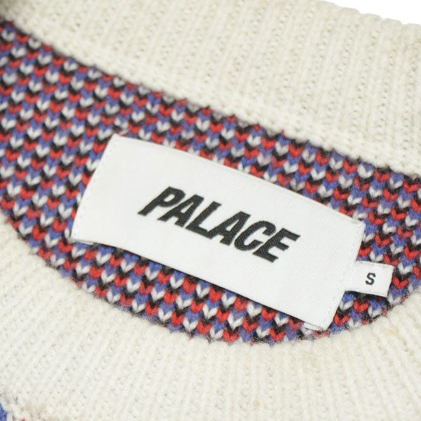 PALACE 2025AW TOURIST KNIT UK 総柄クルーネックニット セーター 古着・中古-6枚目のアイテム画像