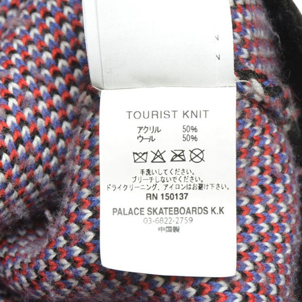 PALACE 2025AW TOURIST KNIT UK 総柄クルーネックニット セーター 古着・中古-7枚目のアイテム画像