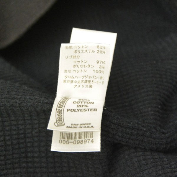 CHROME HEARTS THRML HD ZIP ダガージップ裏地サーマルジップパーカー ホースシュープリント スウェット クロス 2212-304-4623 古着・中古-10枚目のアイテム画像