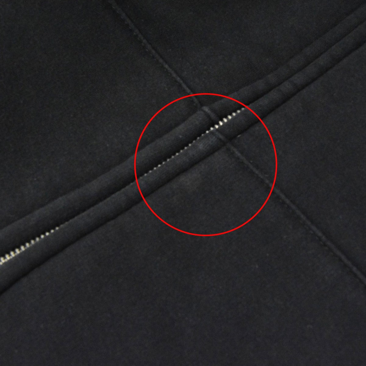 CHROME HEARTS THRML HD ZIP ダガージップ裏地サーマルジップパーカー ホースシュープリント スウェット クロス 2212-304-4623 古着・中古-7枚目のアイテム画像
