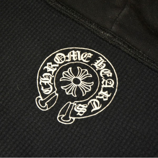 CHROME HEARTS THRML HD ZIP ダガージップ裏地サーマルジップパーカー ホースシュープリント スウェット クロス 2212-304-4623 古着・中古-9枚目のアイテム画像