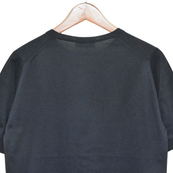 JOHN SMEDLEY コットンクルーネックニットTシャツ 古着・中古-4枚目のアイテム画像