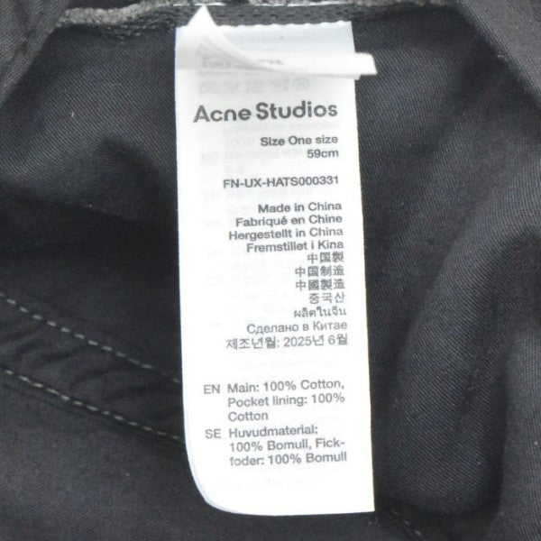 ACNE STUDIOS 2026SS GYM Logo Cap ロゴキャップ 帽子 FN-UX-HATS000331 古着・中古-7枚目のアイテム画像