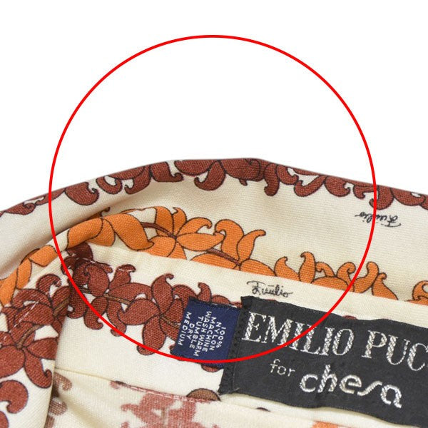 Emilio Pucci Vintage 総柄シャツ Archive 古着・中古-6枚目のアイテム画像