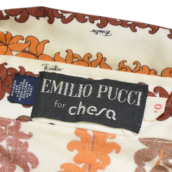 Emilio Pucci Vintage 総柄シャツ Archive 古着・中古-7枚目のアイテム画像