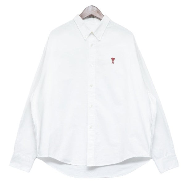 AMI Alexandre Mattiussi 2024SS BOXY FIT SHIRT ボタンダウンシャツ BFUSH130．CO0031 古着・中古-1枚目のアイテム画像