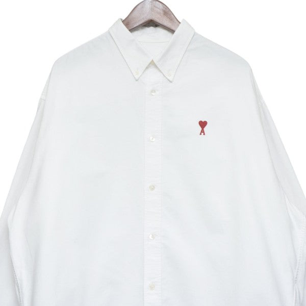 AMI Alexandre Mattiussi 2024SS BOXY FIT SHIRT ボタンダウンシャツ BFUSH130．CO0031 古着・中古-3枚目のアイテム画像