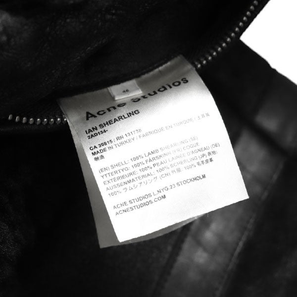 M-3　ムートンジャケット　IAN SHEARLING　レザージャケット 2AD134
