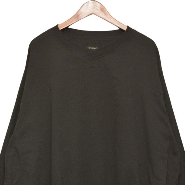 COMOLI 2025SS オックス プルオーバー 長袖Tシャツ B01-02009 古着・中古-3枚目のアイテム画像