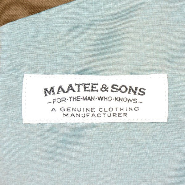 MAATEE＆SONS×bechics 別注 WOOL GABADINE DOUBLE BREASTED JACKET ダブルテーラードジャケット MTBE1303-0050 古着・中古-6枚目のアイテム画像