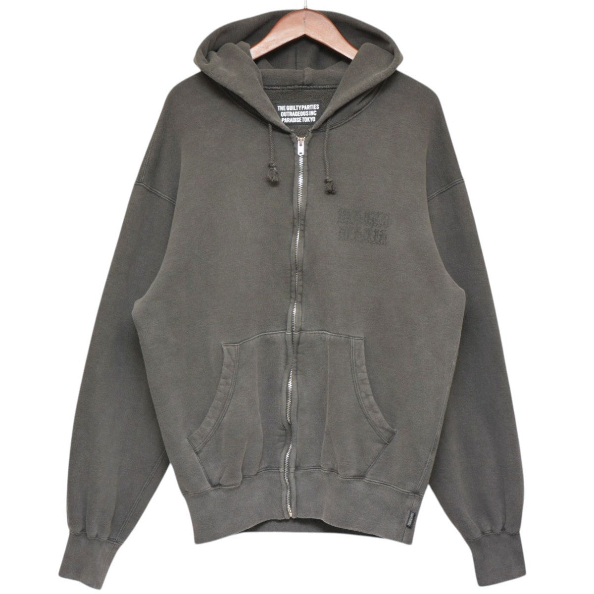 WACKO MARIA 2026SS WASHED HEAVY WEIGHT ZIP HOODED SWEAT SHIRT ウォッシュドヘビーウェイトジップフーデッドスウェットシャツ パーカー 26SSE-WMC-SS01 古着・中古-1枚目のアイテム画像