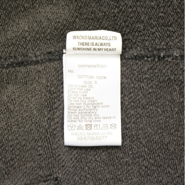 WACKO MARIA 2026SS WASHED HEAVY WEIGHT ZIP HOODED SWEAT SHIRT ウォッシュドヘビーウェイトジップフーデッドスウェットシャツ パーカー 26SSE-WMC-SS01 古着・中古-8枚目のアイテム画像