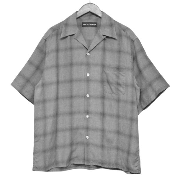 【WACKO MARIA】2025SS オンブレチェックシャツ WACKO MARIA(ワコマリア) 2025SS OMBRE CHECK OPEN COLLAR SHIRT S S