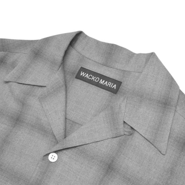 WACKO MARIA(ワコマリア) 2025SS OMBRE CHECK OPEN COLLAR SHIRT S S