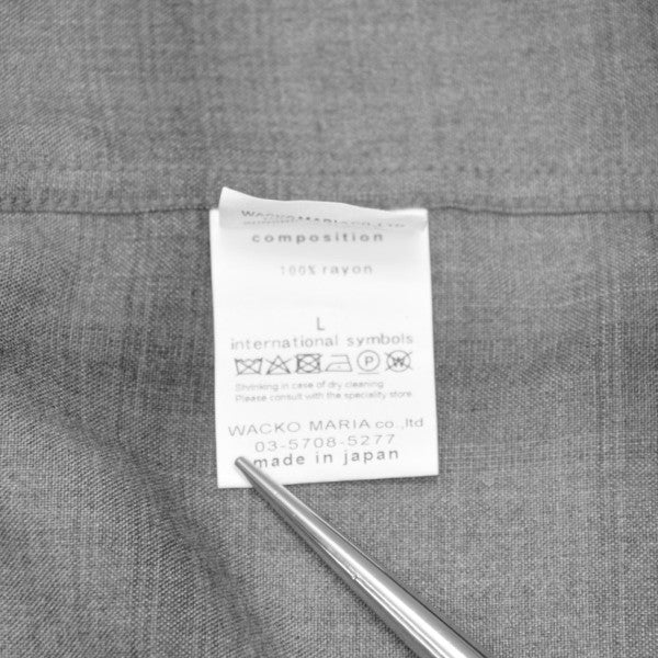 WACKO MARIA 2025SS OMBRE CHECK OPEN COLLAR SHIRT S S ( TYPE-3 ) オンブレチェックオープンカラーシャツ 25SS-WMS-OC20 古着・中古-7枚目のアイテム画像
